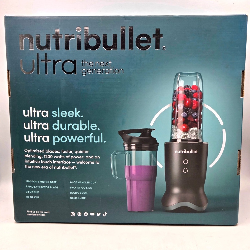 Nutribullet Ultra 1200w Personal Blender The Next Generation 32oz NEW in BOX